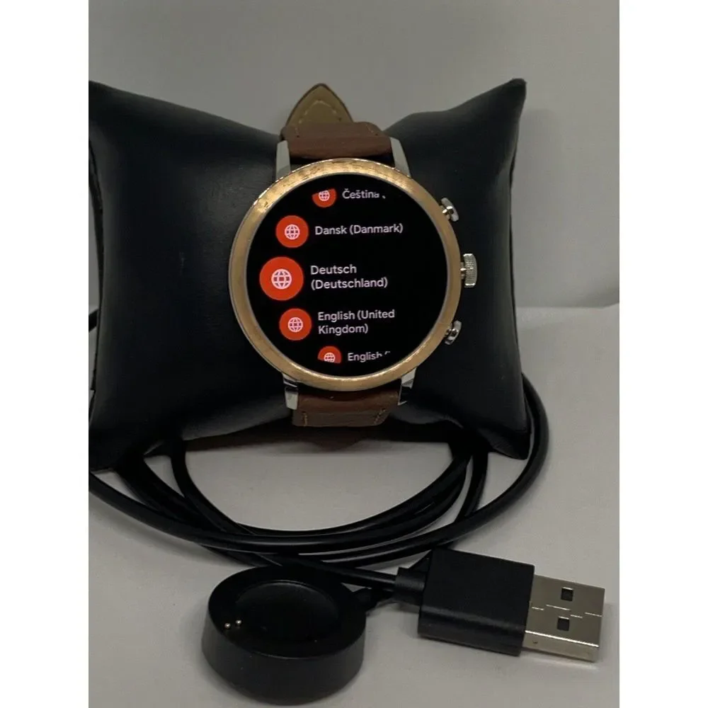 Fossil Gen 4 Authentic Digital Dial Smart Watch Custom Band FTW6016 NP21